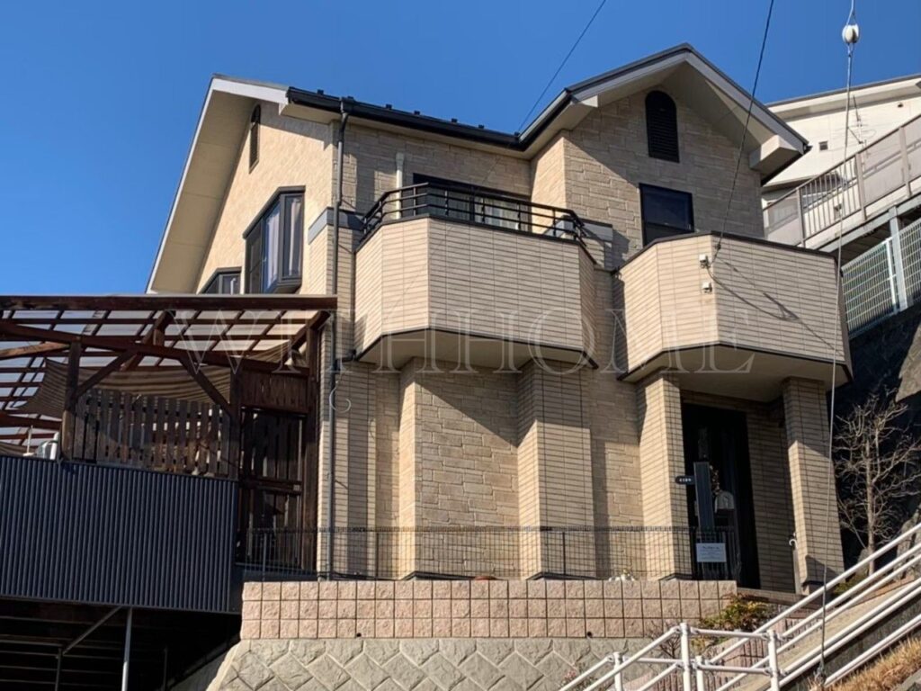 広島市佐伯区　屋根工事　葺き替え　外壁塗装　施工例