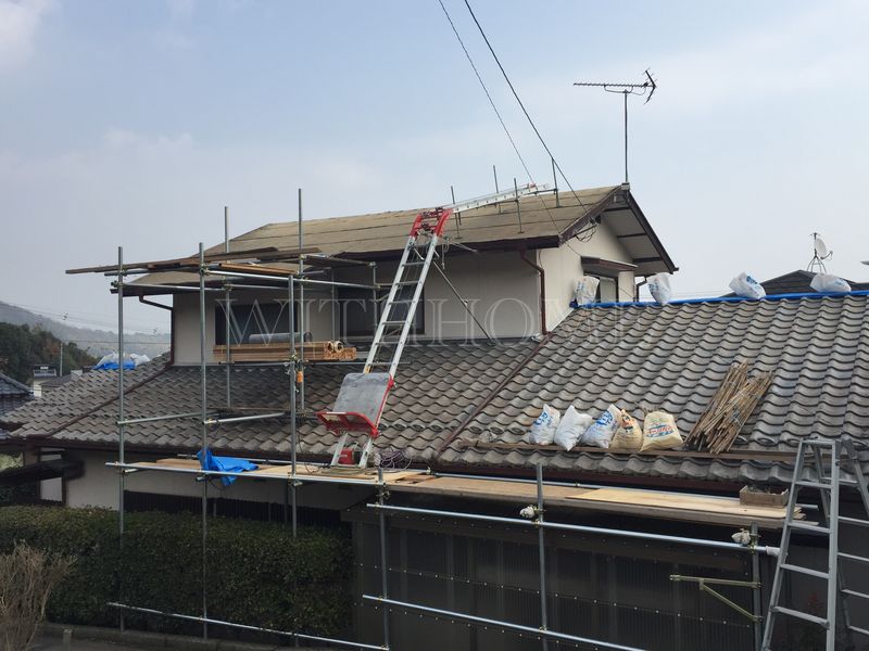屋根瓦葺き替え工事（安佐南区Y様邸）広島の屋根瓦のお店ウィズホーム　施工例